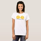 T-shirt Chick, accroché à mes yeux (Devant entier)