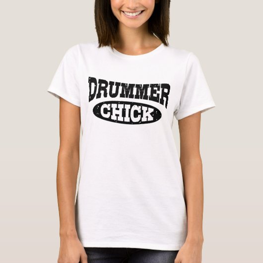 T-shirt Chick batteur (Devant)