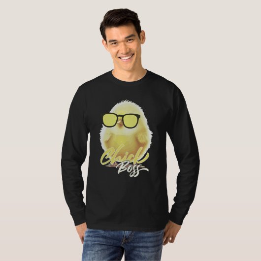 T-shirt Chick Boss Farm Animal Chicken Easter (Devant entier)