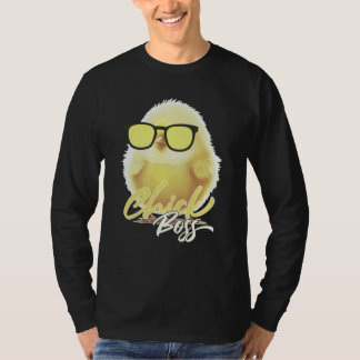 T-shirt Chick Boss Farm Animal Chicken Easter