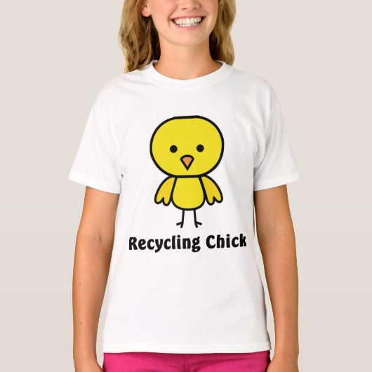 T-shirt Chick de recyclage (Devant)