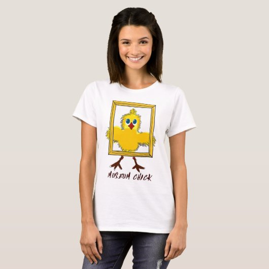 T-shirt Chick du musée (Devant entier)