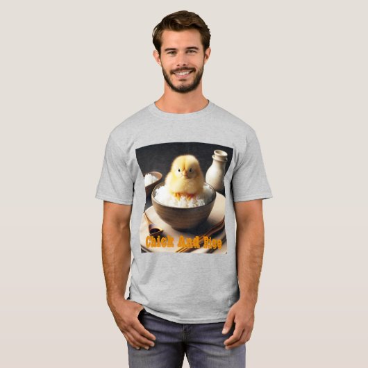 T-shirt Chick Et Riz # 5 (Devant entier)