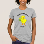 T-shirt Chick, ingénieur chimique (Devant)