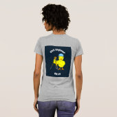 T-shirt Chick, ingénieur chimique (Dos entier)