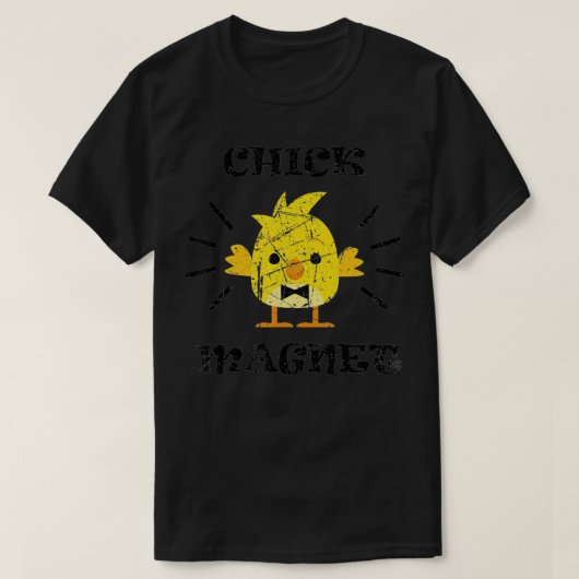 T-shirt Chick Magnet Cute Easter Funny Vintage  (Design devant)