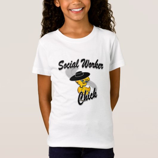 T-Shirt Chick ouvrier social #4 (Devant)