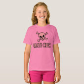 T-shirt Chick rose Pirate (Devant entier)