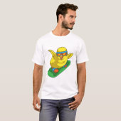 T-shirt Chick Snowboard Snowboard (Devant entier)