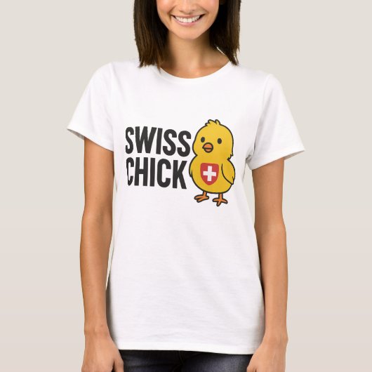 T-shirt Chick suisse (Devant)