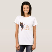 T-shirt Chicka d'arc wouah wouah (Devant entier)