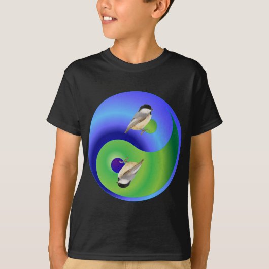 T-shirt Chickadee Yin Yang (Devant)