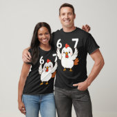 T-shirt Chicken 67 Meme Six Seven Funny Gen Alpha  (Unisexe)