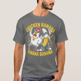 T-shirt Chicken Banana Banana Banana Music Lover Musician 