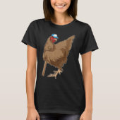 T-shirt Chicken baseball batte (Devant)