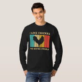 T-shirt Chicken  Chicken  Women Men Farmer (Devant entier)
