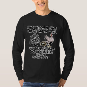 T-shirt Chicken Chien Farmer Girl