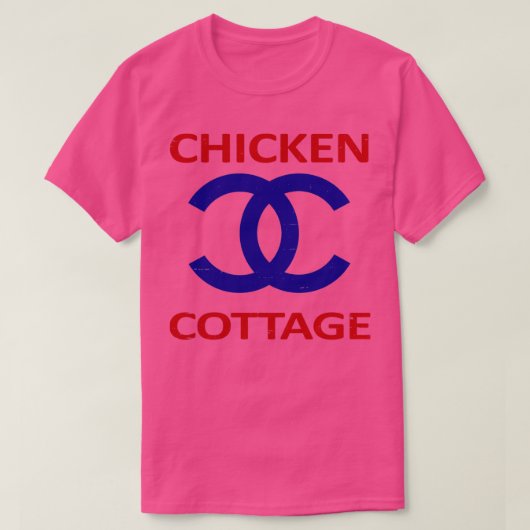 T-shirt Chicken Cottage  (Design devant)