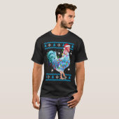 T-shirt Chicken drôle laide de Noël (Devant entier)