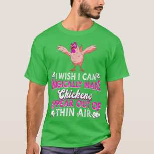 T-shirt Chicken Farming Hen Rooster Magician Chicken Farm