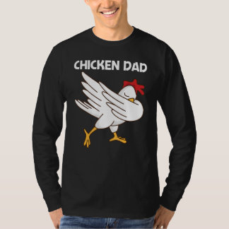 T-shirt Chicken For Dad Father Poultry Rooster Egg