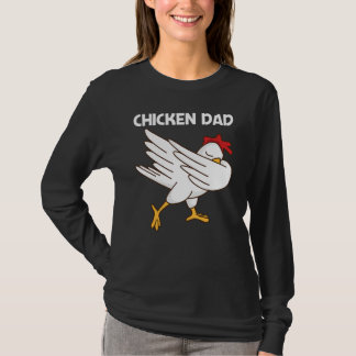 T-shirt Chicken For Dad Father Poultry Rooster Egg