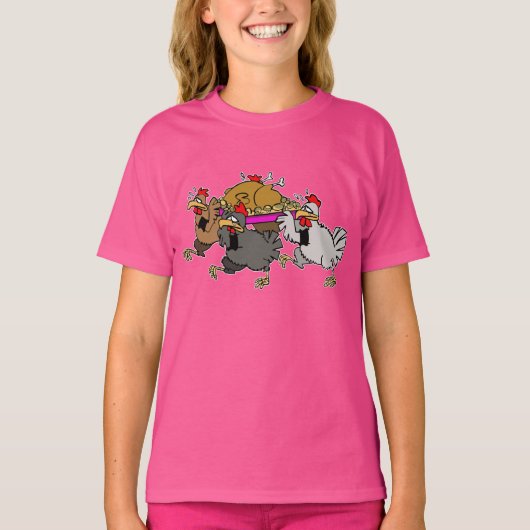 T-shirt Chicken funeral (Devant)