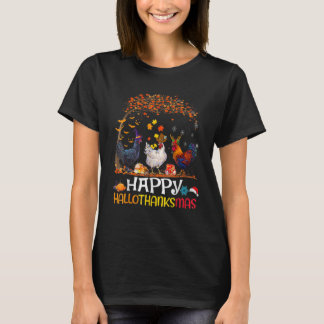T-shirt Chicken Halloween Happy