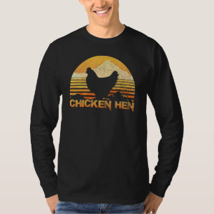 T-shirt Chicken Hen Lover Vintage Retro