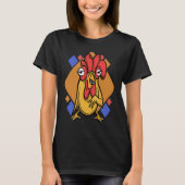 T-shirt chicken hen rooster (Devant)