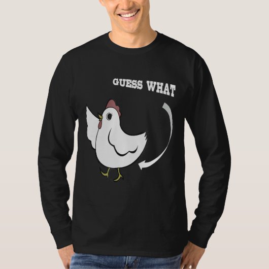 T-shirt Chicken Joking Devine quoi (Devant)