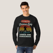 T-shirt Chicken Lover Danger Chic (Devant entier)