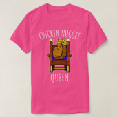 T-shirt Chicken Nugget Queen Nuggets cadeau (4) (Design devant)