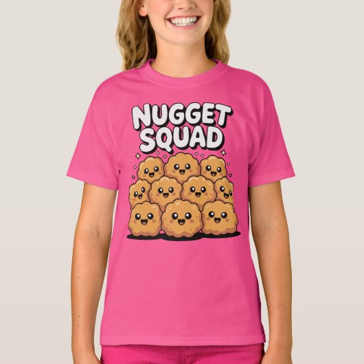 T-shirt Chicken Nugget Squad (Devant)
