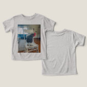 T-Shirt Chicken on a Chair (Ontwerp Voorkant & Achterkant)