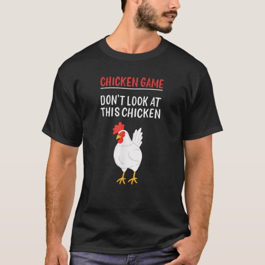 T-shirt Chicken Papa Plaisanter Mème Drôle élevage de vola (Devant)