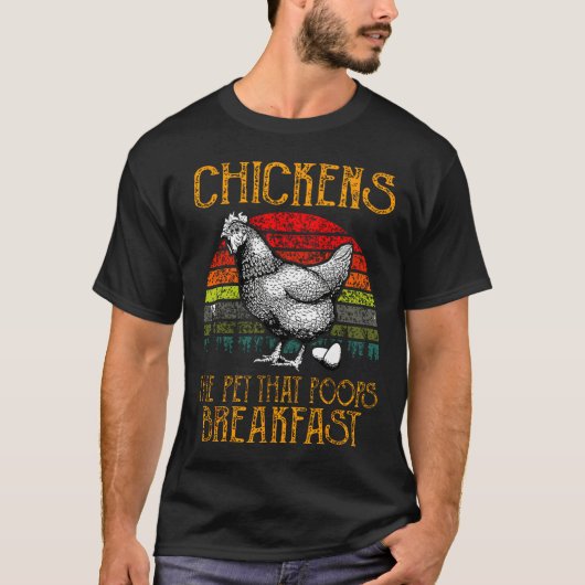T-shirt Chicken Pet That Poops (Devant)