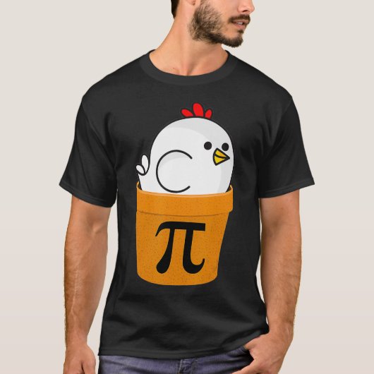 T-shirt Chicken Pot Pi , Funny Math Day Gifts (Devant)