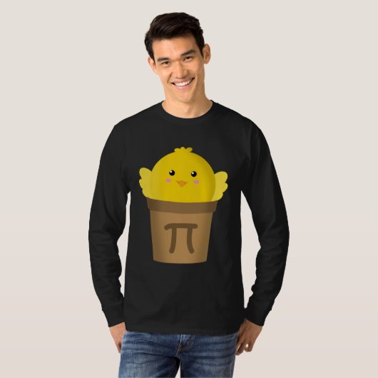 T-shirt Chicken Pot Pi Math & Pi Day Pie Academic (Devant entier)