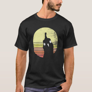 T-shirt Chicken Retro Sunset Farm
