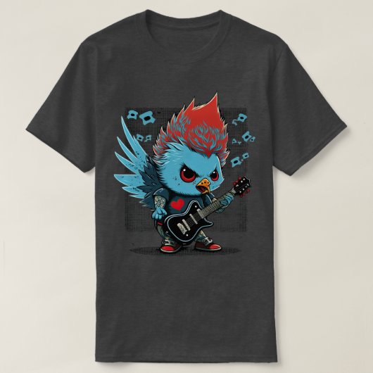 T-shirt Chicken Rocker (Design devant)