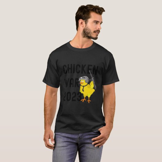 T-shirt Chicken War 2023 The Battle Of The Chickens (Devant entier)