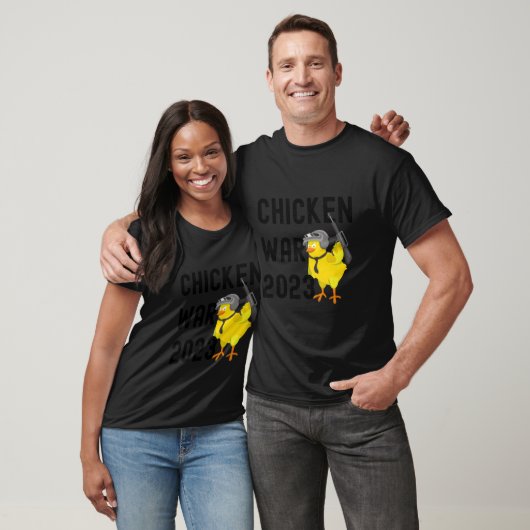 T-shirt Chicken War 2023 The Battle Of The Chickens (Unisexe)