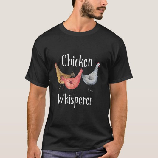 T-shirt Chicken Whisperer Design Pour Hommes Femmes Garçon (Devant)