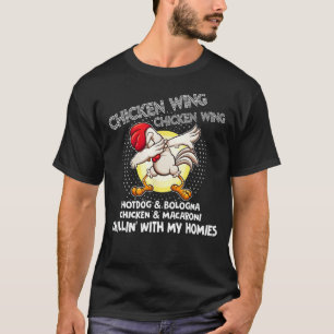 T-shirt Chicken Wing Chicken Wing Chanson Drôle Lyrique Ho