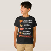 T-shirt Chicken Wing Chicken Wing Hot & Bologne Chanson Ly (Devant entier)