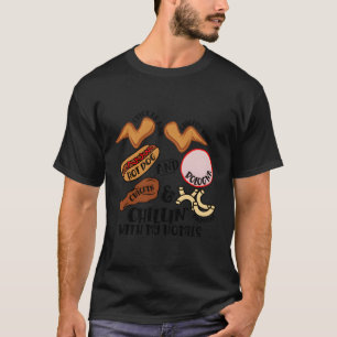 T-shirt Chicken Wing Chicken Wing Hot Dog Bologna Virale D