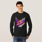 T-shirt Chicken Wings Synthwave 80s Retrowave Aesthetic (Devant entier)