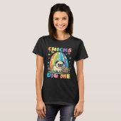 T-shirt Chicks Dig Me Pug Christian Easter (Devant entier)