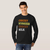 T-shirt Chicky Nuggies Chocy Milk Chicken Nugget mème (Devant entier)